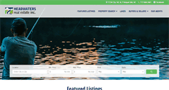 Desktop Screenshot of headwatersrealestate.com
